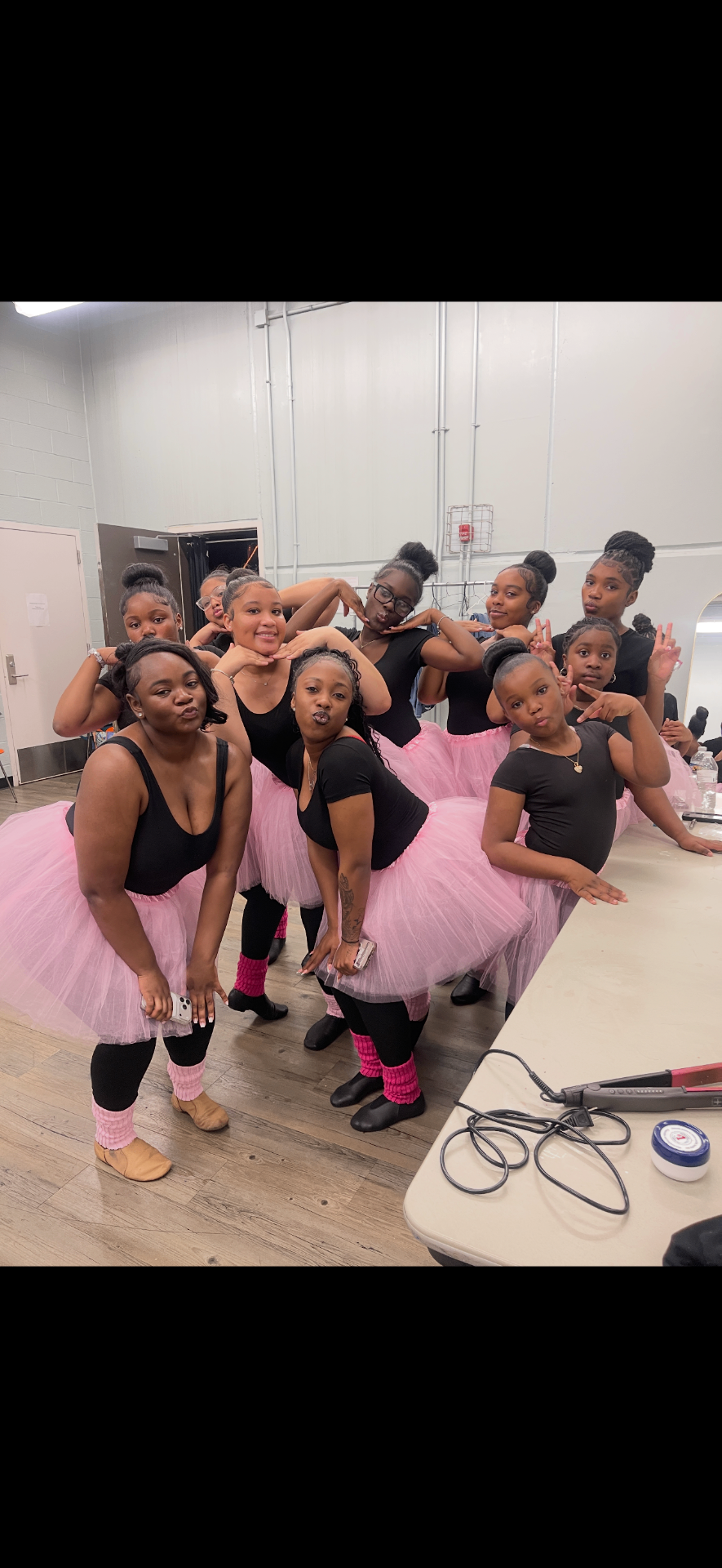 Divine Destiny Dance Company in pink tutus