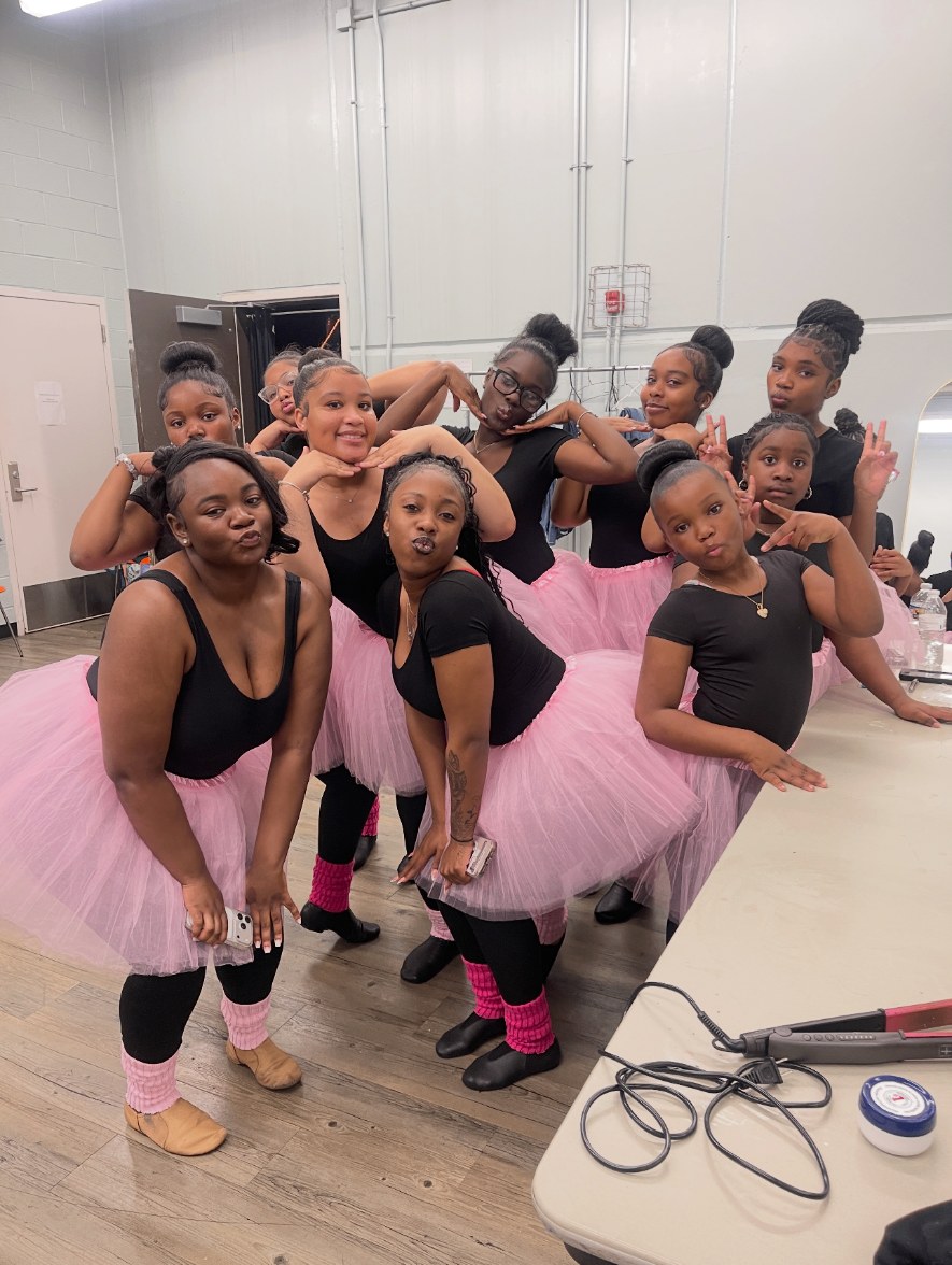 Divine Destiny Dance Company in pink tutus